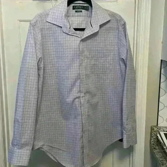 Ralph Lauren shirt, the size is 16.5/34, and purple. - Picture 1 of 3